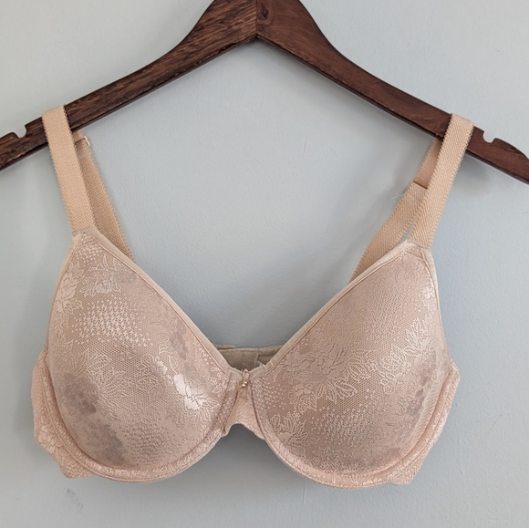 Wacoal Other - Wacoal Cool And Classic 34D Nude Tan Lace Color Bra